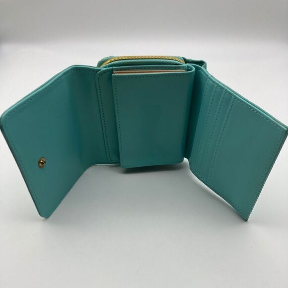 Buxton Aguamarine Genuine Leather French Wallet Like New - Picture 7 of 12